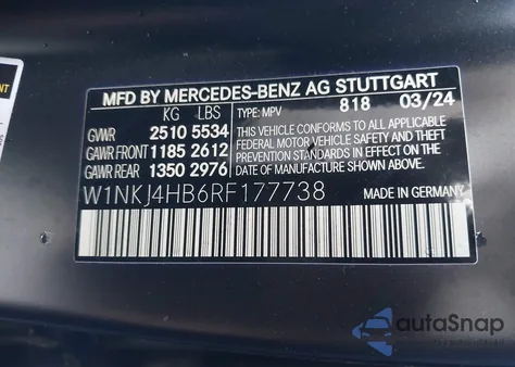 2024 Mercedes-Benz Glc Coupe 300 4Matic z USA, uszkodzony, nr VIN W1NKJ4HB6RF177738